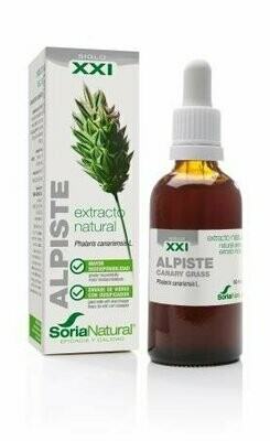 Alpiste Extracto S.XXI Envase de vidrio con dosificador. 50 mL Soria Natural®