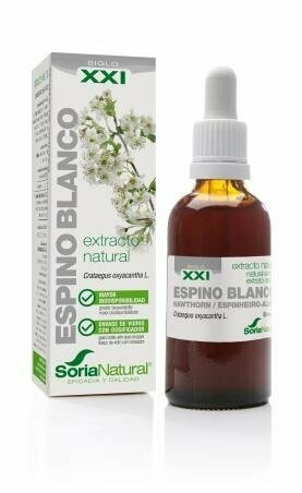 Espino Blanco Extracto S.XXI Envase de vidrio con dosificador. 50 mL Soria Natural®