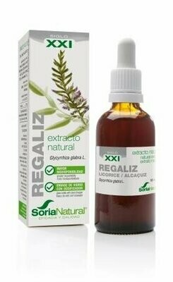 Regaliz Extracto S.XXI Envase de vidrio con dosificador. 50 mL Soria Natural®