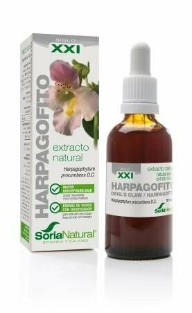 Harpagofito Extracto S.XXI Envase de vidrio con dosificador. 50 mL Soria Natural®