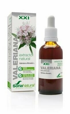 Valeriana Extracto S.XXI Envase de vidrio con dosificador. 50 mL Soria Natural®