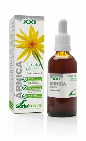 Árnica Extracto S.XXI Envase de vidrio con dosificador. 50 mL Soria Natural®