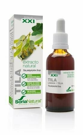 Tila Extracto S.XXI Envase de vidrio con dosificador. 50 mL Soria Natural®