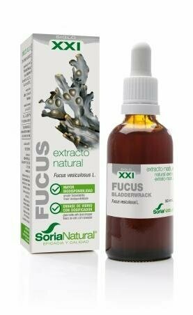 Fucus Extracto S.XXI Envase de vidrio con dosificador. 50 mL Soria Natural®