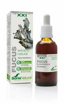 Fucus Extracto S.XXI Envase de vidrio con dosificador. 50 mL Soria Natural® Fucus Extracto S.XXI Envase de vidrio con dosificador. 50 mL Soria Natural®