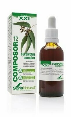 Composor 12 Eucalyptus Complex S.XXI Envase de vidrio con dosificador. 50 ml  Soria Natural®