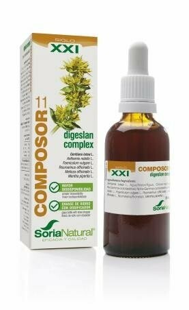 Composor 11 Digeslan Complex S.XXI Envase de vidrio con dosificador. 50 ml  Soria Natural®