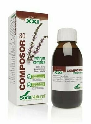 Composor 30 Lythrum Complex S.XXI Envase de vidrio con dosificador. 100 ml  Soria Natural®