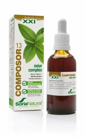 Composor 13 Oxicur Complex S.XXI Envase de vidrio con dosificador. 50 ml  Soria Natural®