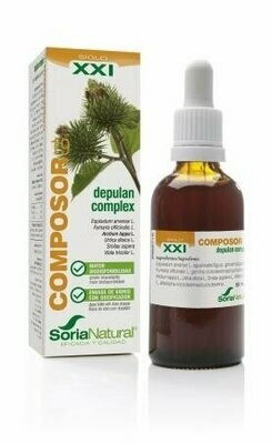 Composor 19 Depulan Complex S.XXI Envase de vidrio con dosificador. 50 ml Soria Natural® Composor 19 Depulan Complex S.XXI Envase de vidrio con dosificador. 50 ml Soria Natural®
