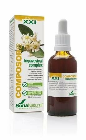 Composor 03 Hepavesical Complex S.XXI Envase de vidrio con dosificador. 50ml.  Soria Natural®