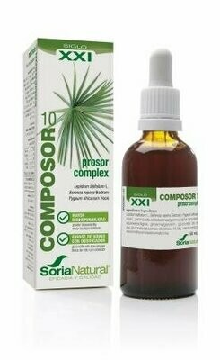 Composor 10 Prosor Complex S.XXI Envase de vidrio con dosificador. 50 ml  Soria Natural®