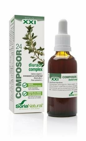 Composor 24 Diuracil Complex S.XXI Envase de vidrio con dosificador. 50 ml  Soria Natural®