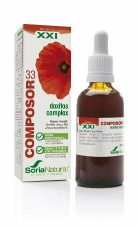 Composor 33 Doxitos Complex S.XXI Envase de vidrio con dosificador. 100 ml  Soria Natural®