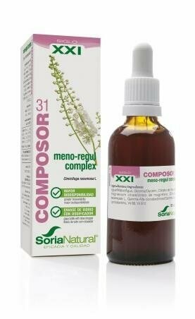 Composor 31 meno-regul Complex S.XXI Envase de vidrio con dosificador. 50 ml  Soria Natural®