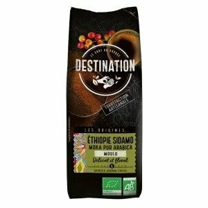 Café Molido Etiopía Moka 100% Arábica BIO, 250 g Destination