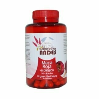 Maca Roja (Lepidium meyenii) Ecológica 90 cápsulas 825 mg El Oro de los Andes