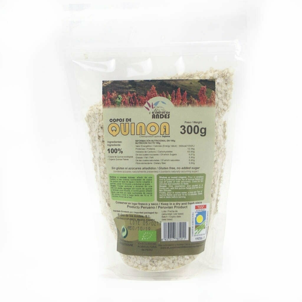 Quinoa en Copos Ecológica 300 gr El Oro de los Andes