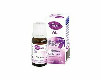 Aceite Esencial de Naranja Bio, 12ml El Granero Integral Vital Aceite Esencial de Naranja Bio, 12ml El Granero Integral Vital