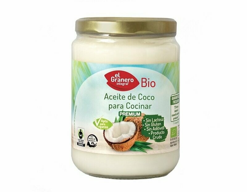 Aceite de Coco Cocina Bio 500 ml El Granero Integral