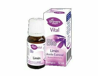 Aceite Esencial de Limón Bio, 12ml El Granero Integral Vital Aceite Esencial de Limón Bio, 12ml El Granero Integral Vital