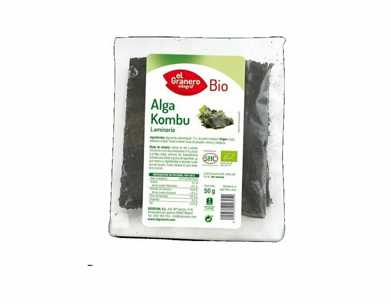 Alga Kombu Bio 50 g El Granero Integral