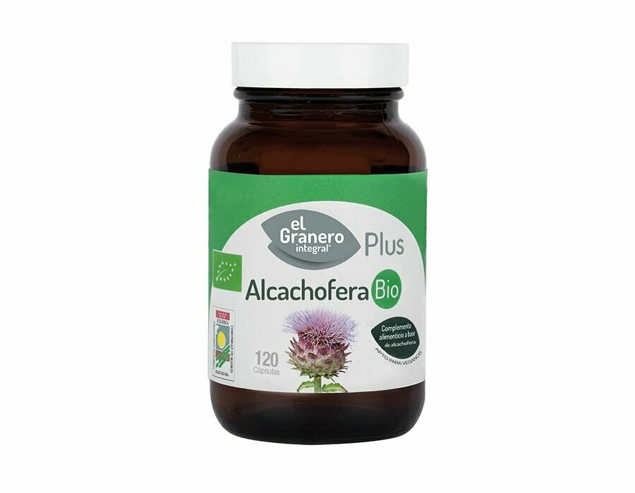 Alcachofera Bio, 120 cápsulas, 350 mg El Granero Integral Plus
