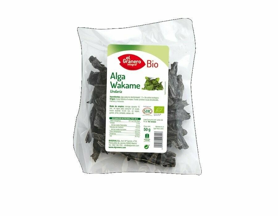 Alga Wakame Bio, 50 g El Granero Integral