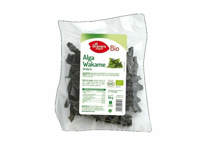 Alga Wakame Bio, 50 g El Granero Integral