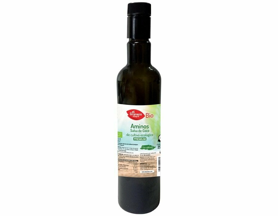 Aminos, Salsa de Coco Bio, 250 ml El Granero Integral