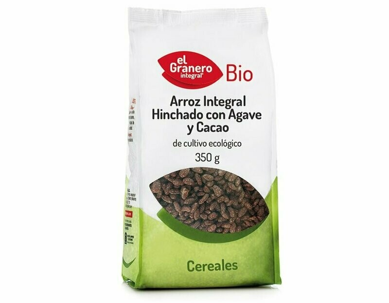 Arroz Integral Hinchado con Agave y Cacao Bio, 350 g El Granero Integral