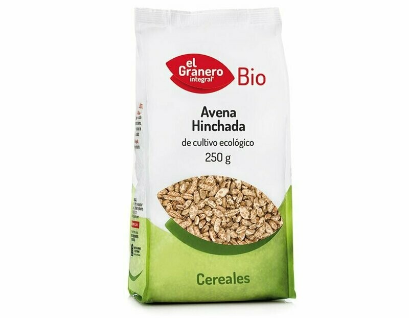 Avena Hinchada Bio, 250 g El Granero Integral