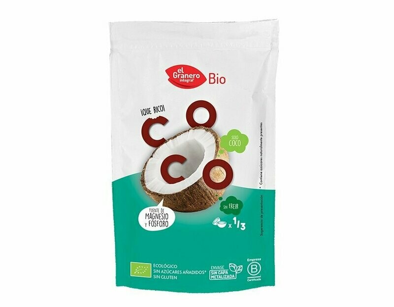 Copos de Coco Tostados Snack Bio, 80 g El Granero Integral