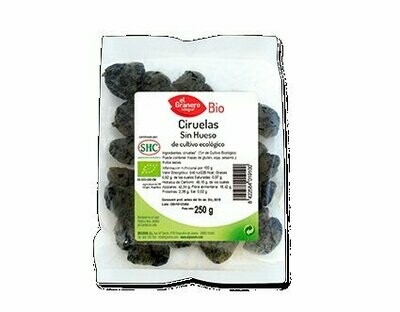 Ciruelas sin Hueso Bio, 250 g El Granero Integral