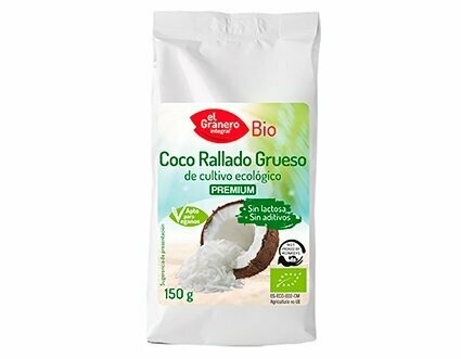 Coco Rallado grueso Bio, 150 g El Granero Integral