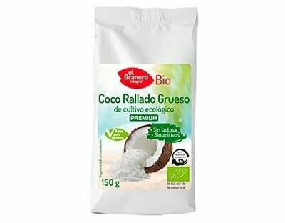 Coco Rallado grueso Bio, 150 g El Granero Integral Coco Rallado grueso Bio, 150 g El Granero Integral