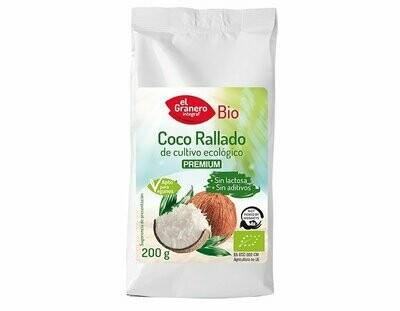 Coco Rallado fino Bio, 200 g El Granero Integral