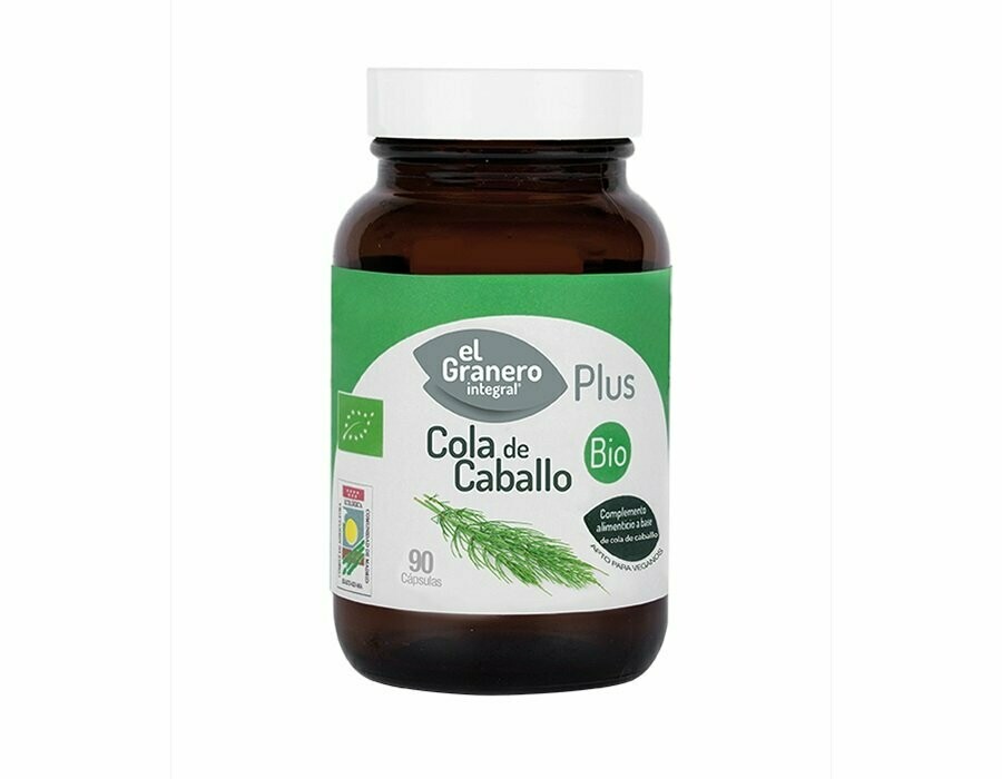 Cola de Caballo Bio, 90 cápsulas, 400 mg El Granero Integral Plus