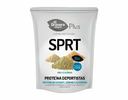 Deportistas (Proteína de Guisante, Algarroba y Cáñamo) Bio, 200 g El Granero Integral Plus