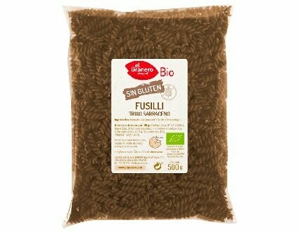 Fusilli de Trigo Sarraceno sin Gluten Bio, 500g El Granero Integral