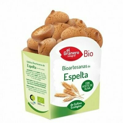 Galletas Artesanas de Trigo Espelta Bio, 220 g El Granero Integral