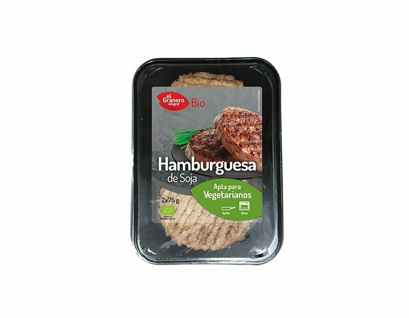 Hamburguesa Vegetariana Bio (F), 150 g (2×75 g) El Granero Integral