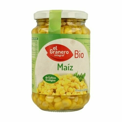 Maíz Dulce Cocido Bio, 345 g El Granero Integral