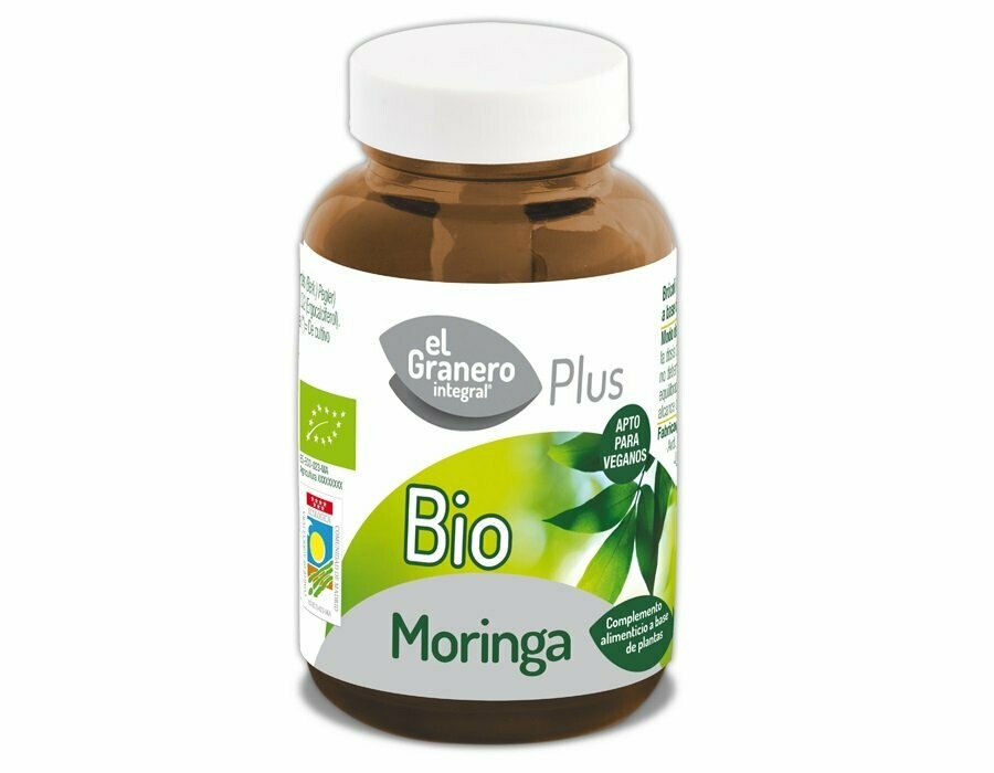 Moringa Bio, 90 Cápsulas 400 mg El Granero Integral Plus