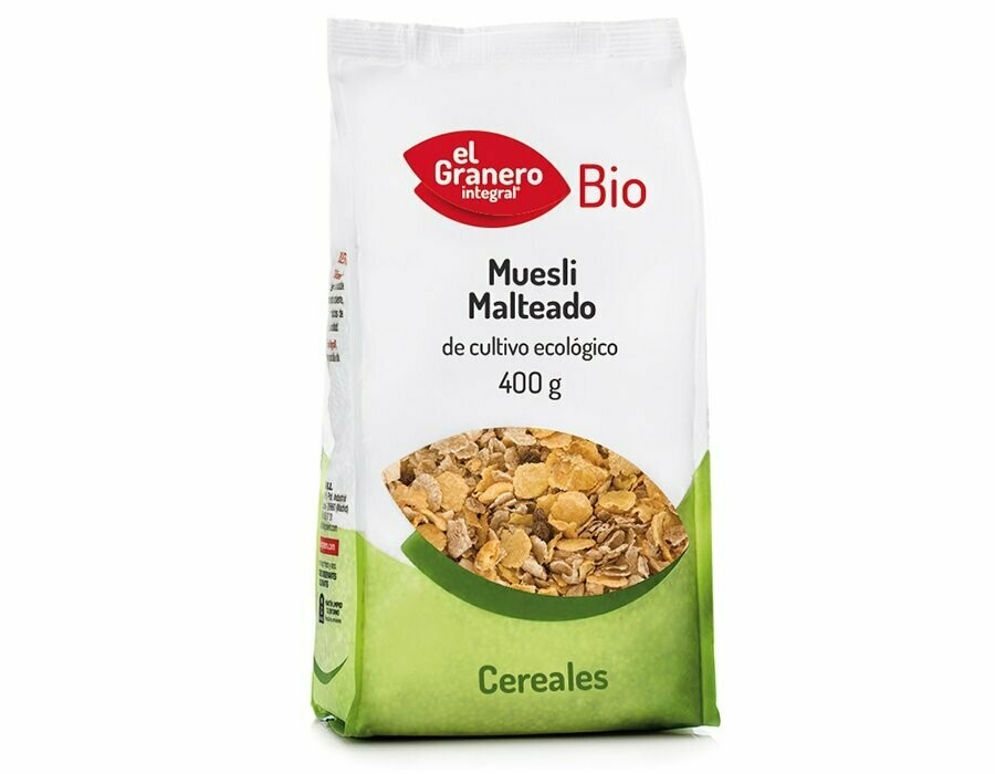 Muesli Malteado Bio, 400 g El Granero Integral