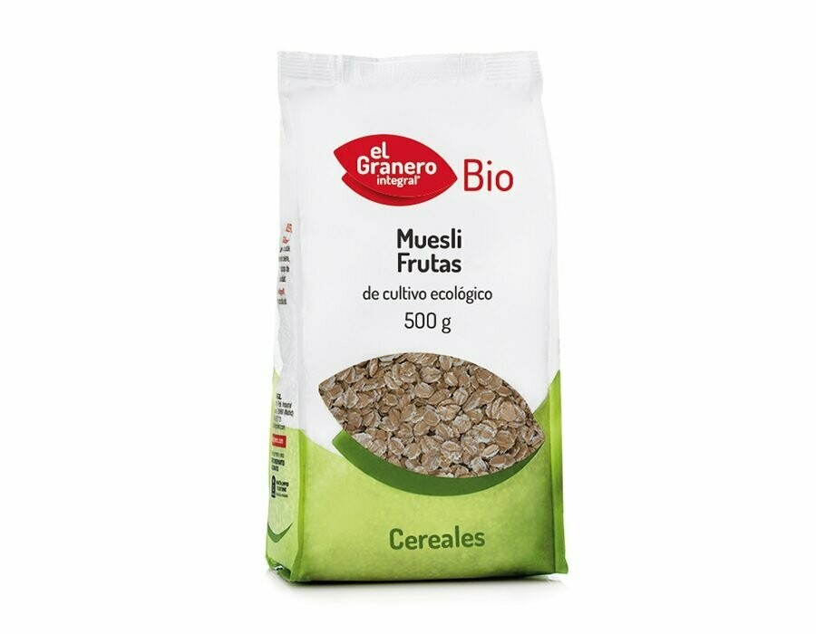 Muesli Frutas Bio, 500 g El Granero Integral