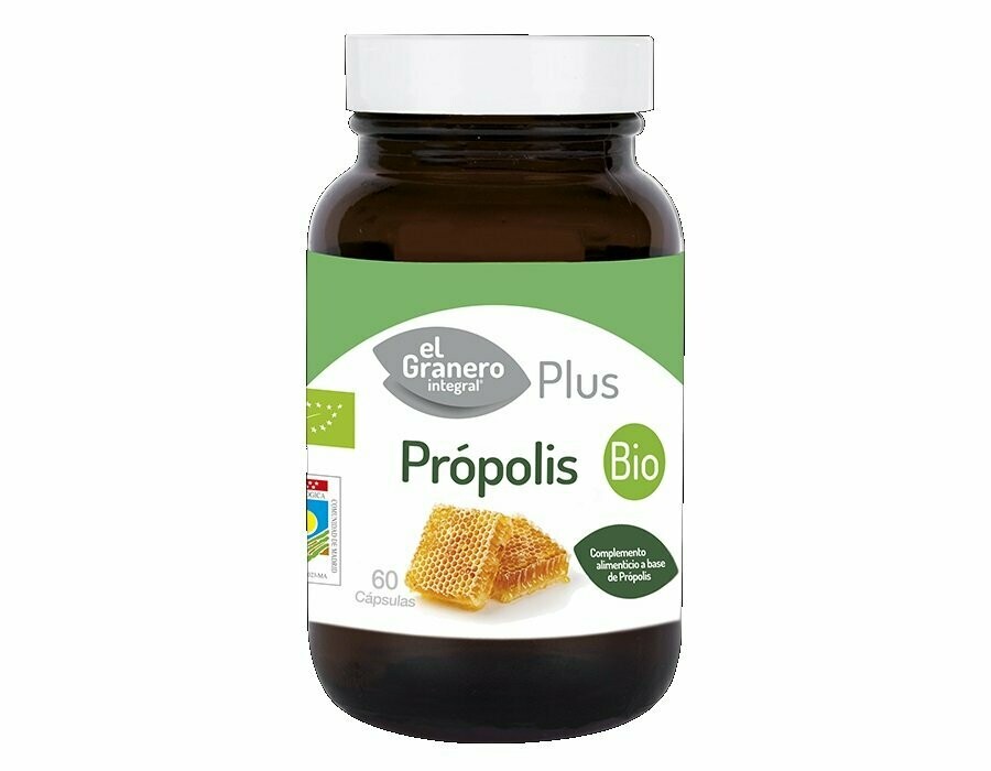 Própolis Bio, 60 Cápsulas 500 mg El Granero Integral Plus