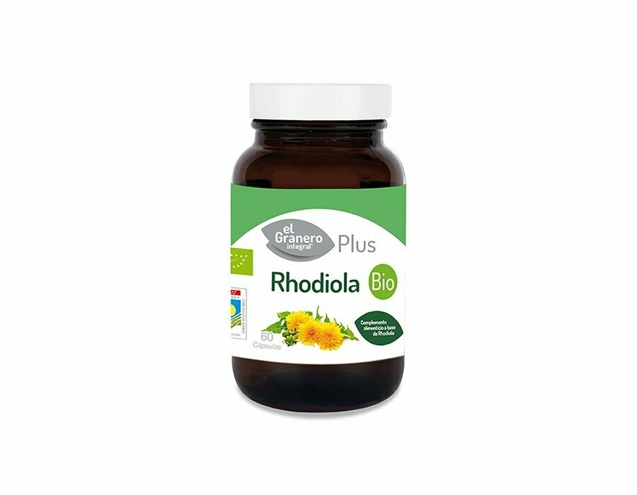 Rhodiola Bio, 60 Cápsulas 400 mg El Granero Integral Plus