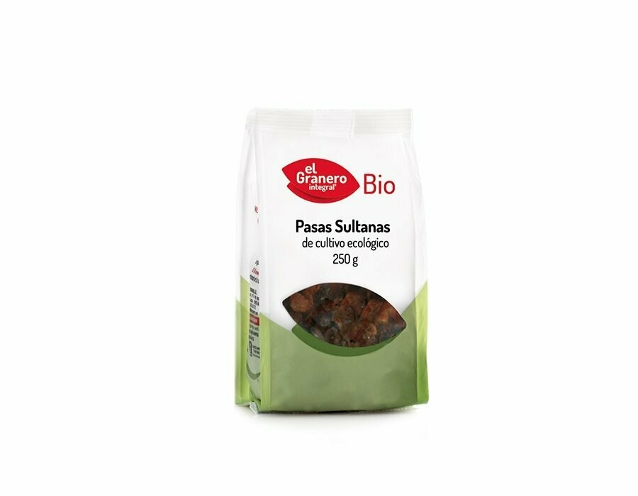 Pasas Sultanas Bio, 250 g El Granero Integral