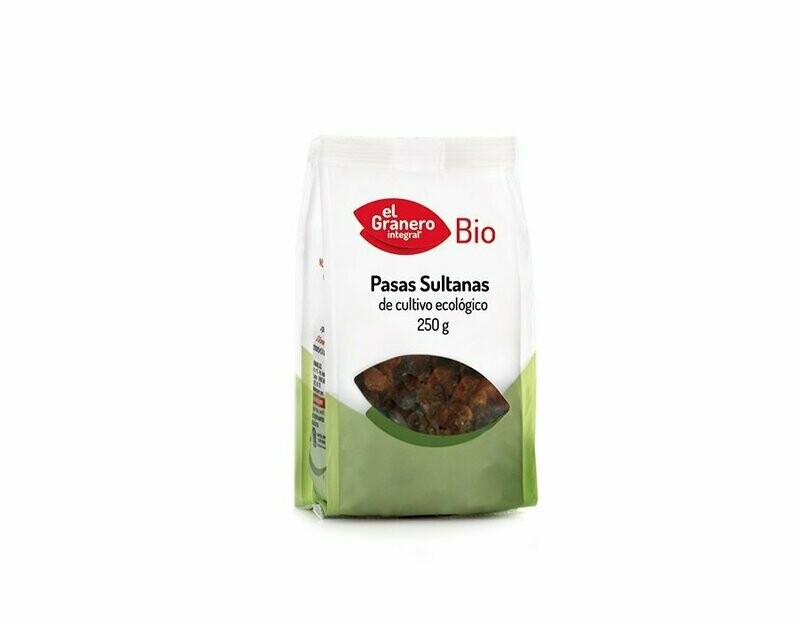 Pasas Sultanas Bio, 250 g El Granero Integral